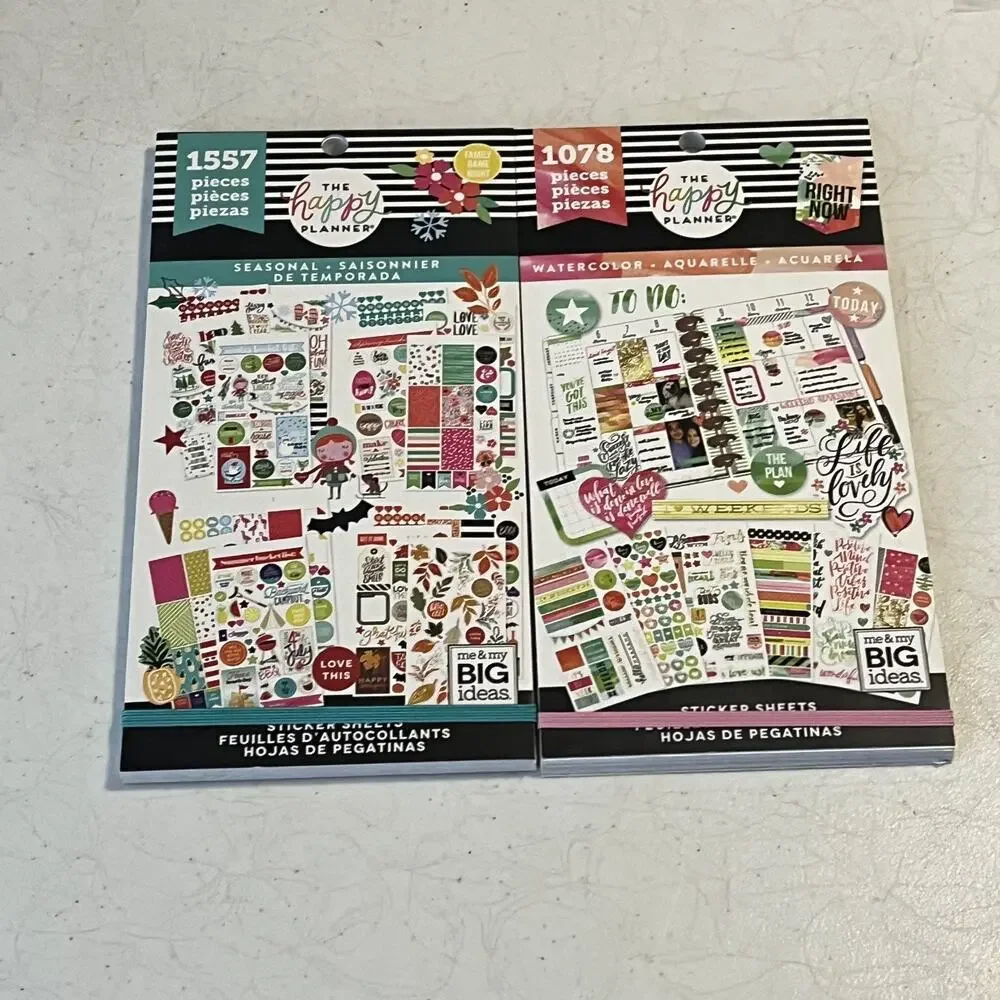The Happy Planner Sticker Book Set of Two Journaling & Scrapbooking